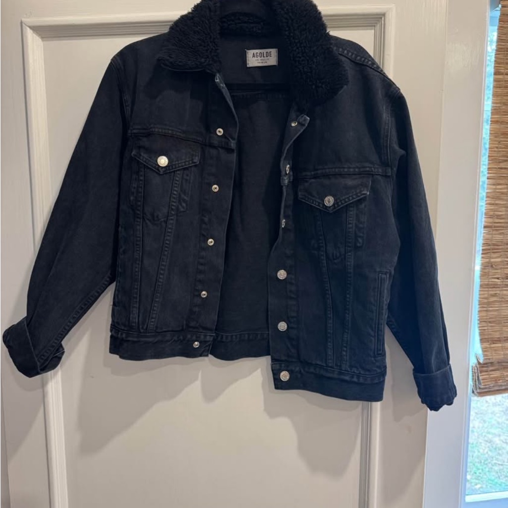 Agolde Women’s Black Denim Jacket